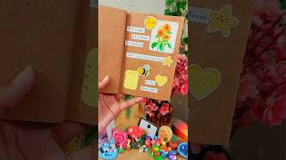 Yellow theam journal✨💛 foryou diy journal ideas yellow vairalshort vairalvideo artwork art [upl. by Kato]