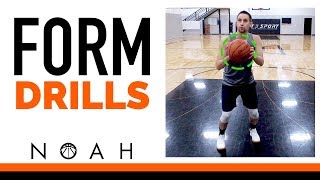 3 MUST DO Drills for Perfect Form  Basketball Shooting Drills [upl. by Dnaltiak]