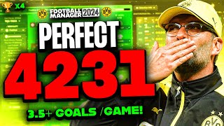 Klopps PERFECT 4231 FM24 Tactics  Best FM24 Tactics For PC Console And Mobile [upl. by Burkhard]