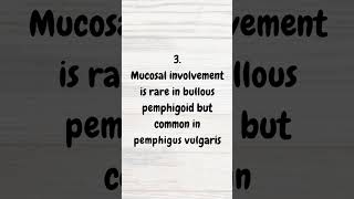 Bullous Pemphigoid vs Pemphigus Vulgaris  MRCP revision  shorts blisters blister dermatology [upl. by Zoi]