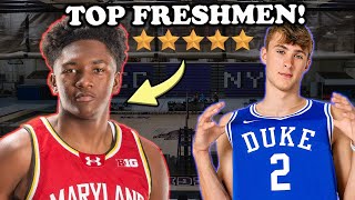 TOP 10 Most IMPACTFUL FRESHMAN in College Basketball [upl. by Ahsaya]