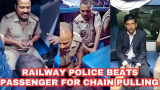 Friendly Railway Police Beats Passenger [upl. by Meriel]