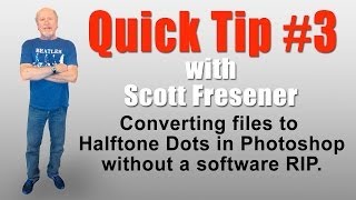 Scott Fresener  Quick Tip 3  Converting Separations to Halftone Dots in Photoshop [upl. by Nylahsoj]