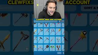 Clewfix shows 500000 fortnite account [upl. by Gujral]