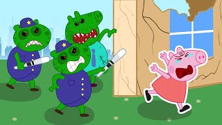 Peppa Pig TalesWhat Happened To Peppa At the Street   Peppa Pig Funny Animation [upl. by Yorztif]