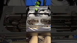 Deshrouding an EVGA RTX 3080ti XC3 shorts [upl. by Paza872]