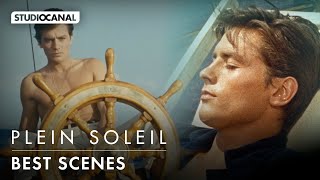 Best of Alain Delon in PLEIN SOLEIL  Part 1 with English Subtitles [upl. by Sollars]