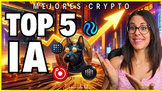 🏆TOP 5 criptomonedas IA Inteligencia Artificial 2024 [upl. by Notlrac354]