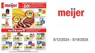 Meijer Weekly Ad US  05122024  05182024 [upl. by Selig489]