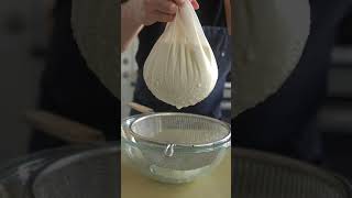 This Is How To Turn Yogurt Into Cheese Labneh Recipe [upl. by Halika745]