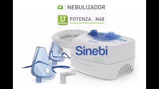 Nebulizador ultrasonico Silfab Potenza N68 cCamara Sellada SINEBI [upl. by Bartosch]