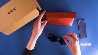 eyerim presents Unboxing of Guess GU7459 01B sunglasses [upl. by Nagiem123]