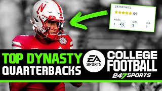 Top Freshmen QBs to Rebuild Dynasty in EA Sports College Football 25 🎮 🏈  Ohio State Nebraska TCU [upl. by Adnahsal]