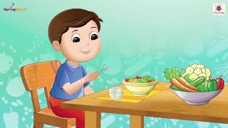 Vegetables Rhyme  Nursery Rhymes amp Kids Songs  Periwinkle [upl. by Attaynek]