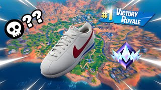 NEW Nike Cortez Kicks Gameplay  UNREAL Rank Reload Zero Builds [upl. by Lajes340]