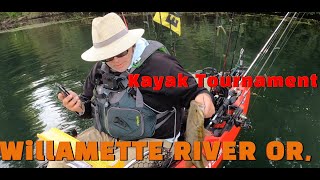 Willamette River OR Kayak Bass Fishing Tournament [upl. by Yerffoj101]