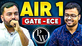 AIR 1 in GATE ECE  Job के साथ मेहनत कर मिली सफलता  GATE 2024 Results [upl. by Nicolle420]