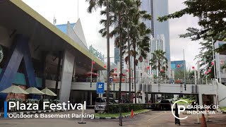 Tempat Parkir Plaza Festival amp GOR Soemantri Brodjonegoro Kuningan  Carpark of Indonesia [upl. by Lesoj]