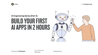 Build Your First AI Apps in 2 hours Workshop [upl. by Quinby75]