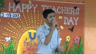 SUPER SINGER SYED SUBAHAN PERFORMING IN HIS OWN SCHOOL ATOMIC ENERGY CENTRAL SCHOOLAECSANUPURAM [upl. by Pollak436]