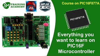 pic16f877a microcontroller  mplab ide  Course Syllabus explained English [upl. by Christoper458]