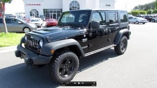 2012 Jeep Wrangler Unlimited Call of Duty MW3 Limited Edition Start Up Exhaust and In Depth Review [upl. by Analla]