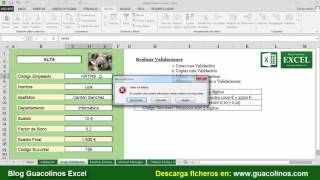 Crear Validacion de datos en Excel [upl. by Steinman477]