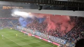 Oprawa kibiców Wisły Kraków w meczu z Widzewem Łódź [upl. by Ais948]