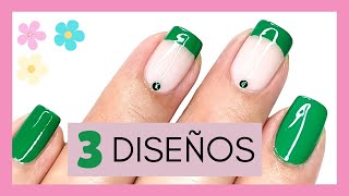 Ideas de Uñas Elegantes 2024Diseños de uñas cortas fáciles y bonitos [upl. by Deanne]