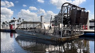 Everglades Holiday Park Airboat Ride Fort Lauderdale FL [upl. by Arreis]