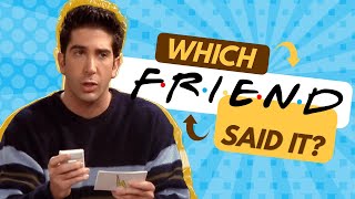 Guess Who Said It ❓🔊  FRIENDS Quiz [upl. by Anitteb]