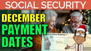 Social Security Checks  December 2024 Payment Schedule Dates Update [upl. by Pallas]