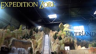 Expedition Zork Crazy Turntable Log Flume POV  Toverland [upl. by Hoebart]