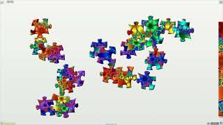 The daily jigsaw puzzle  Multicolored Floral Spirals [upl. by Abbotsun]