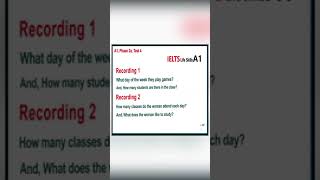 IELTS Life Skills A1 Listening practice Test [upl. by Sheply]