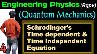 Schrodingers Equation unit 1 rgpv  Quantum Mechanics amp wave Nature rgpv  first 1 year 2 sem [upl. by Fogarty]