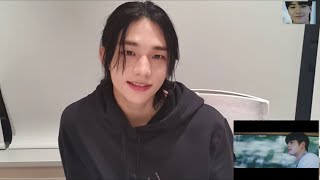 Hyunjin Reaction to StrayKids “Gone Away” [upl. by Dalenna494]