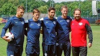 Trainingsauftakt mit Rani Khedira bei RB Leipzig [upl. by Nuri]