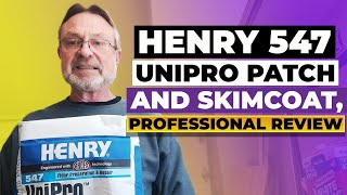 Henry 547 Unipro Patch And Skimcoat Review  Filling Low Spots In Flooring USE THIS [upl. by Akilak]