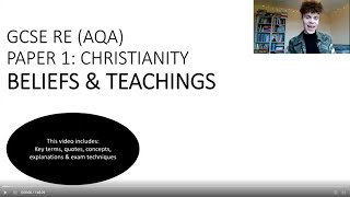 GCSE RELIGIOUS STUDIES CHRISTIANITY  BELIEFS amp TEACHINGS AQA PAPER 1 [upl. by Susi]