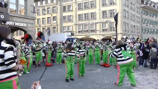 Fasnacht Bern 2014  Gassenkonzert Notäfrässer Münsingen 47 [upl. by Miah]