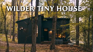 Spacious 450sqft Tiny House Tour  Wilder Tiny House Airbnb [upl. by Elocon]