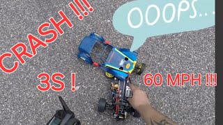 Dt02 speed challenge 2nd pass Tamiya Holiday buggy 60 mph cw01creations46 rc rccar racing [upl. by Wendel235]