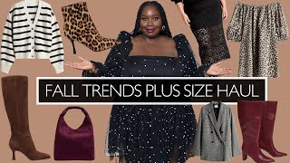 Plus Size Fall Fashion Trends Try On Haul [upl. by Irama]