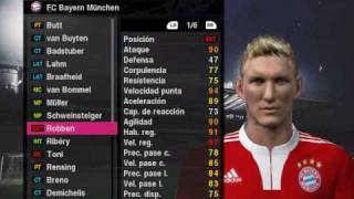 Bayern München All Faces PES 2010 [upl. by Aremus]