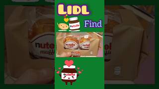 Nutella Muffin sweet shopping find chocolate tasty viral uk new muffin nutella lidl [upl. by Ahsayn]