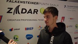 Dino Prižmić Interview  Zadar Open hr [upl. by Lilhak]