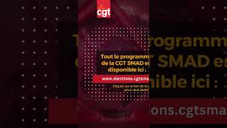 Flash info  La campagne des élections syndicales bat son plein à la SMAD syndicat cgt [upl. by Tomkiel]