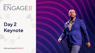 ENGAGE 2022 Day 2 Keynote with Smartsheet CMO Andrew Bennett amp Customer Panel [upl. by Minabe]