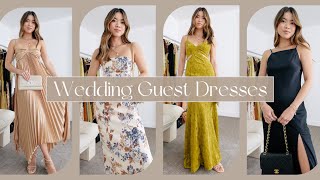 15 WEDDING GUEST DRESSES  Spring amp Summer Wedding Guest Dress Outfit Ideas amp How to Style Them [upl. by Ayekin333]